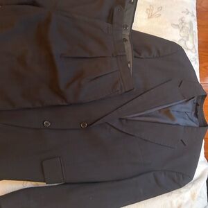 Men's Black Suit Jacket and Pants